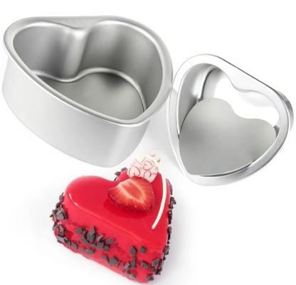 Heart Pan With Removeable Bottom 3.5 Inches
