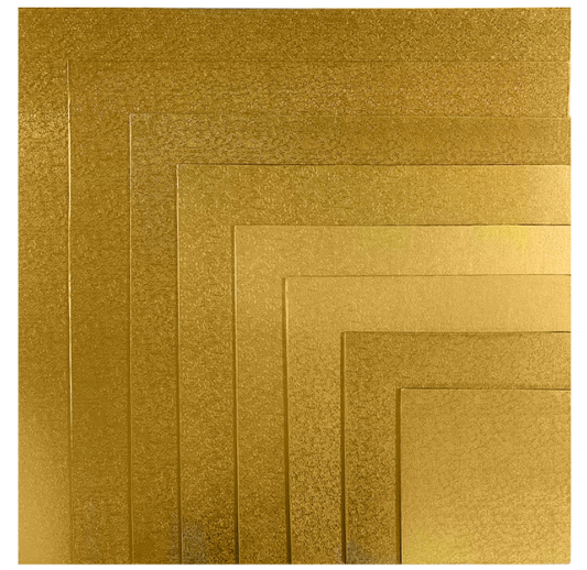 8x8in Gold Square Board