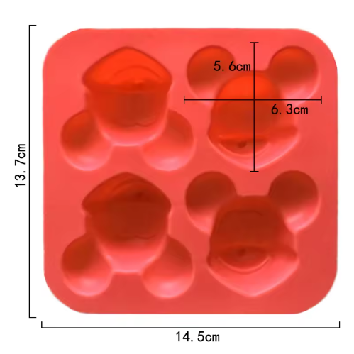 Mickey Mouse Silicone Mold