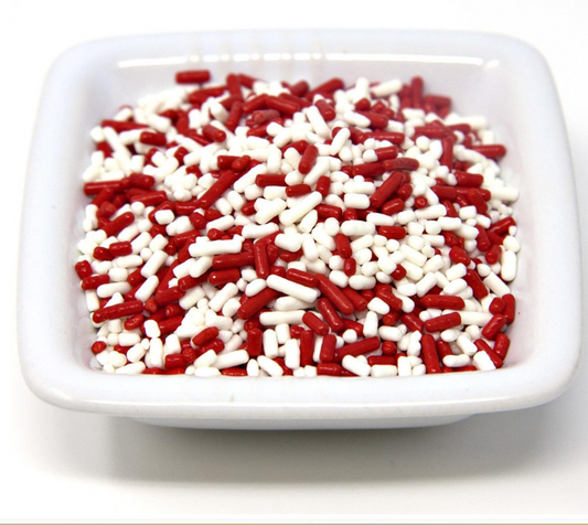 Valentines Red and White Sprinkles
