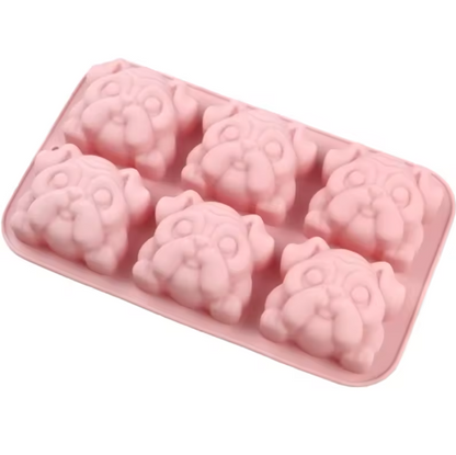 Bulldog Puppy Silicone Mold
