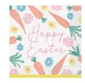 Flowery Happy Easter Luncheon Napkins 24ct