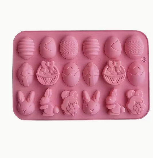 Easter Bunny & Egg Silicone Mold