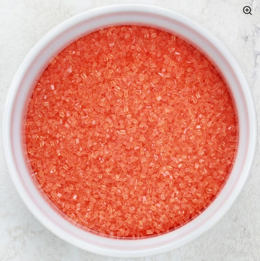 Orange Coarse Sugar Crystals