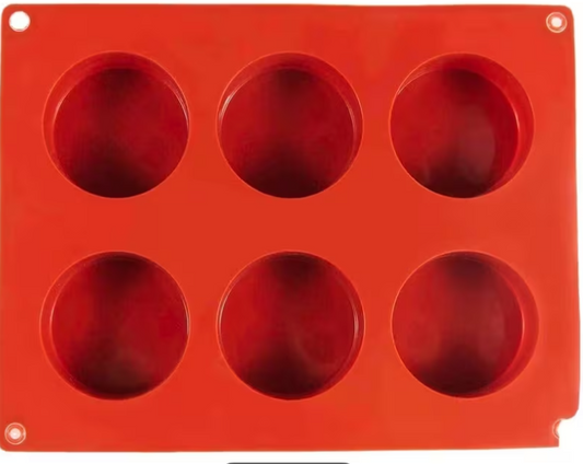 Silicone Oreo Cookie Mold | 6 Cavity Chocolate Covered Sandwich Cookie Mold