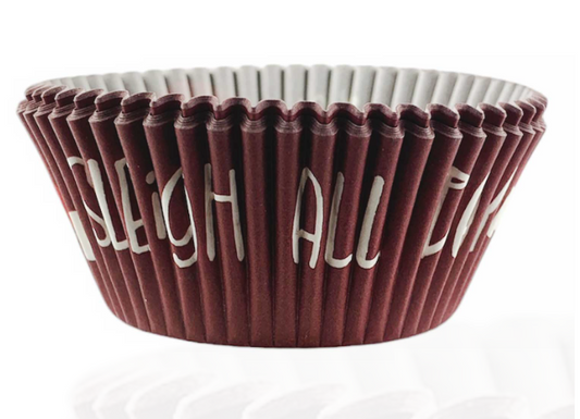 Cupcake Liners Standard Santa 24-Count