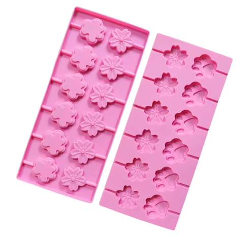 Flower/Paw Lollipop Silicone Mold