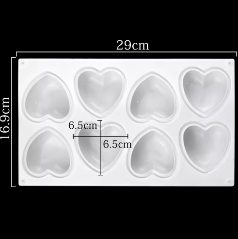 Large Heart Silicone Mold