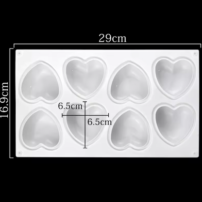 Large Heart Silicone Mold