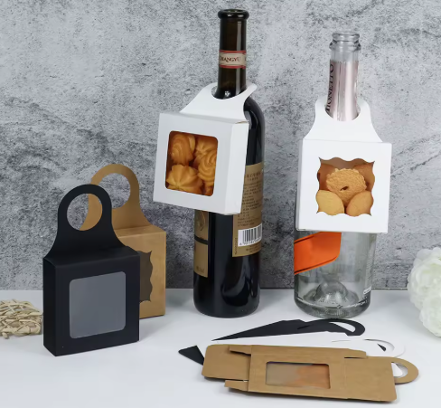 Hanging Candy Gift Box for Wine & Olive Oil Bottles 6-pack
