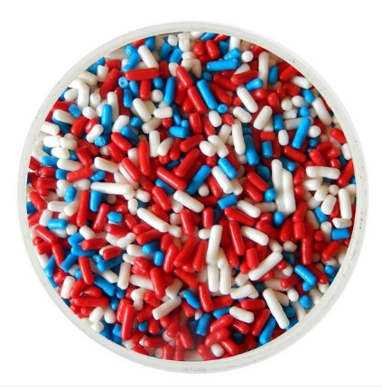 Sprinkles Red White Blue 4oz
