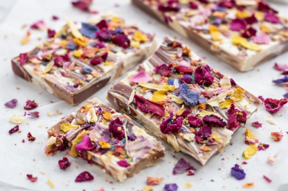 Floral Chocolate Bark DIY Kit with Freeze Dried Edible Flowers
