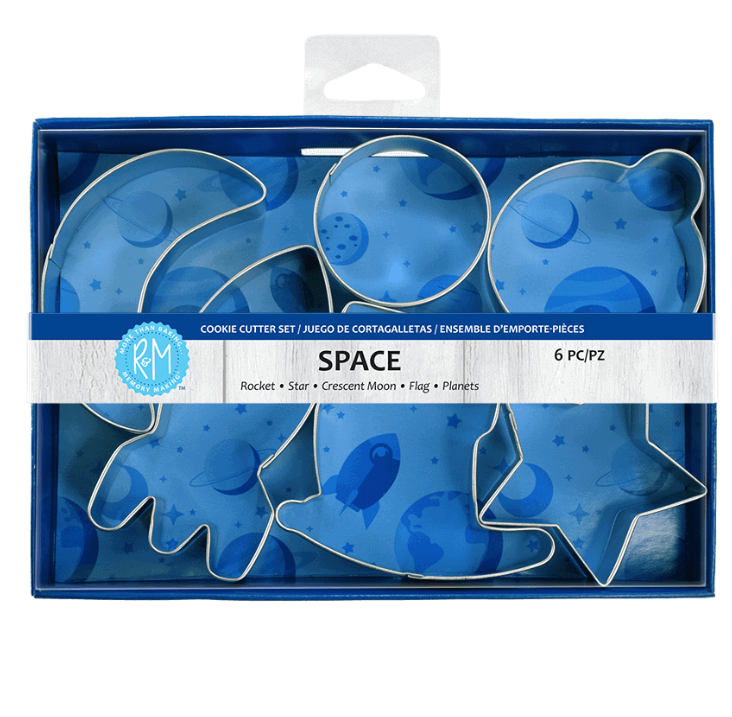 Space Cookie Cutter 6pc