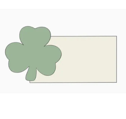 Shamrock Plaque Cookie Cutter
