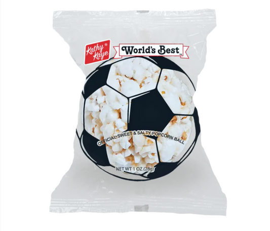 Kathy Kaye Soccer Sweet & Salty 1 oz. Popcorn Balls