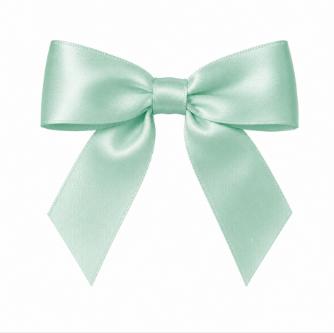 Small Bow Pastel Green 10 Pk