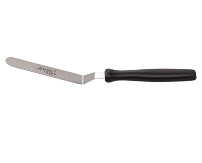 Ateco 7" Offset Icing Spatula with Plastic Handle – Stainless Steel Cake Decorating Spatula