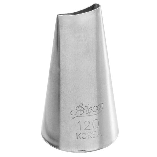 Large Curved Flower Petals & Ruffled Borders Piping Tip – Ateco #120
