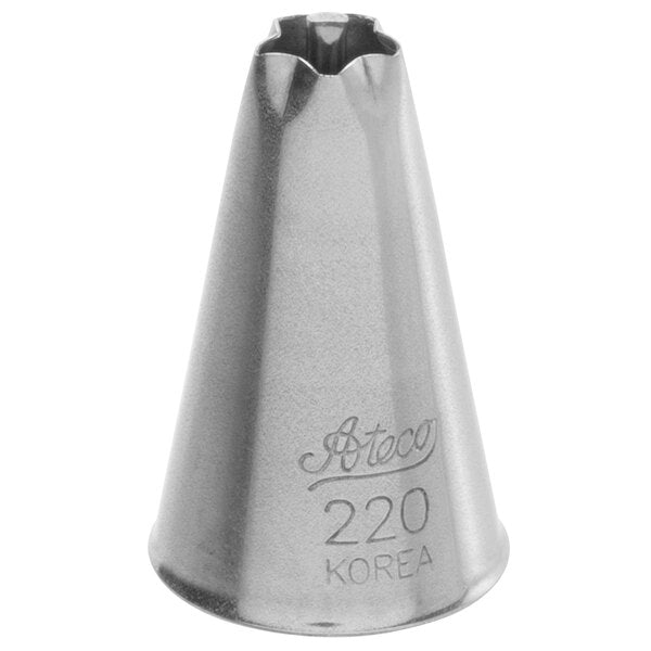 One-Squeeze 5-Petal Flowers & Swirled Flowers Piping Tip – Ateco #220
