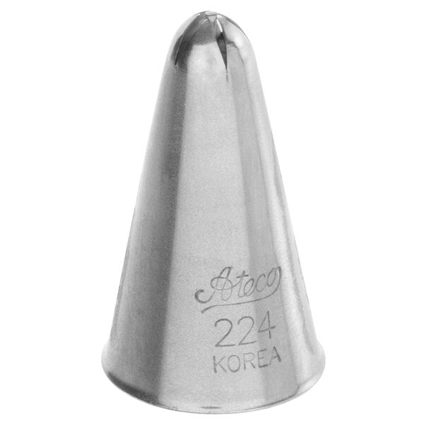 One-Squeeze 6-Petal Flowers & Swirled Flowers Piping Tip – Ateco #224 Drop Flower