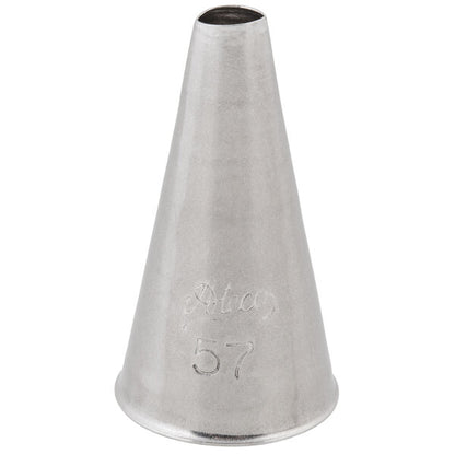 Wide Calligraphy & Oval Lines Piping Tip – Ateco #57