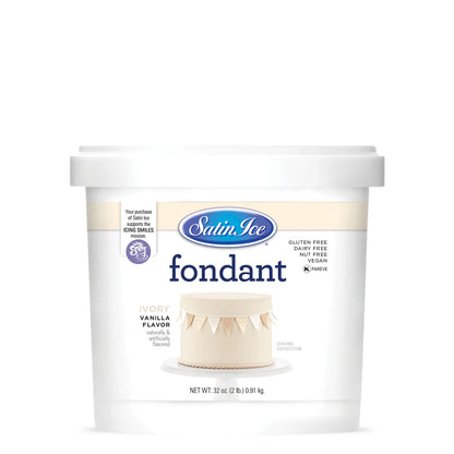 Satin Ice Vanilla Fondant Ivory 2 Lbs