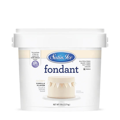 Satin Ice Vanilla Fondant Ivory 5lb