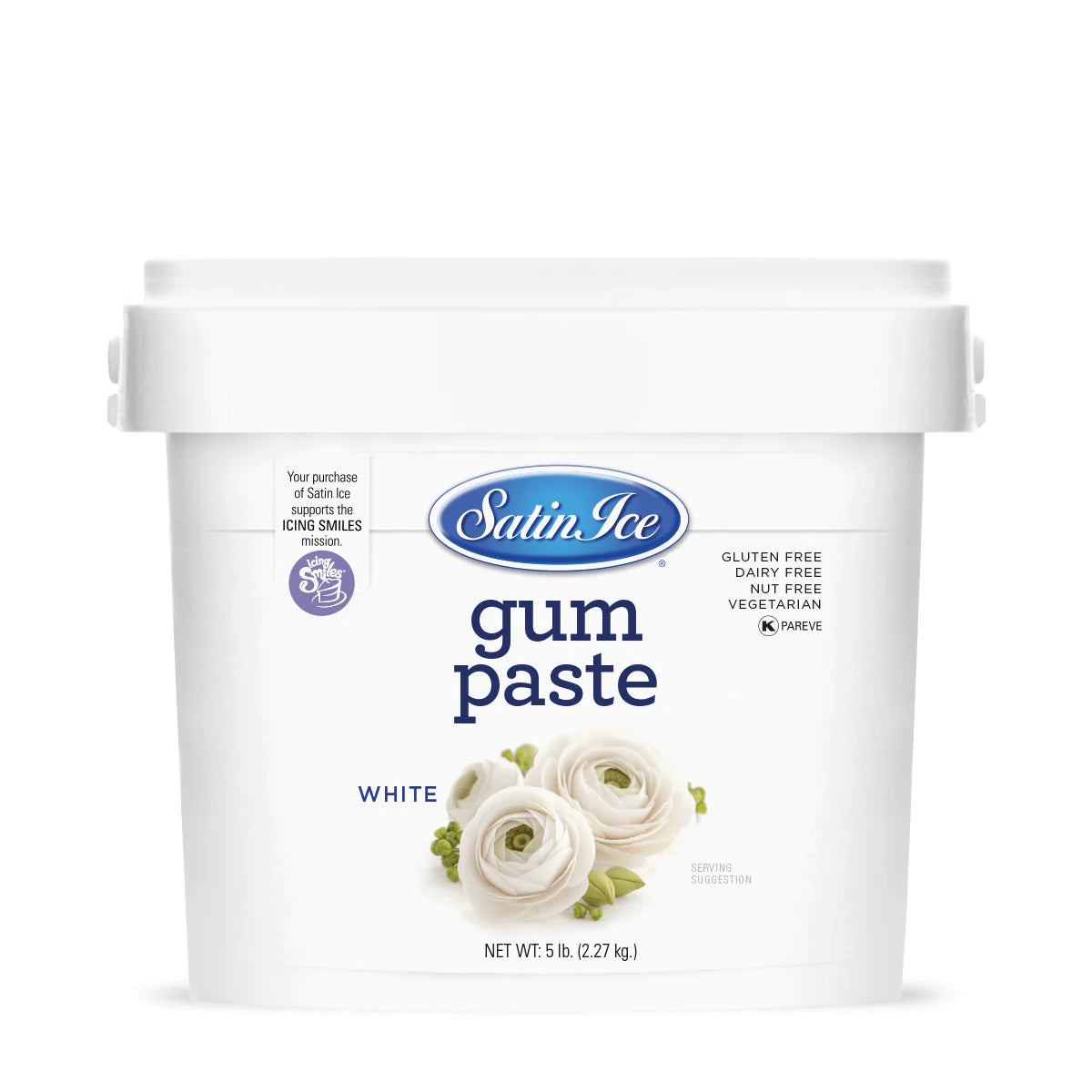Satin Ice White Gumpaste 5lb