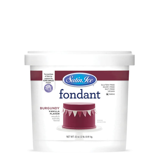 Burgundy Fondant 2 lb