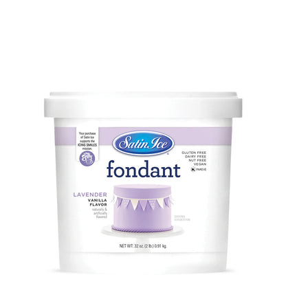 Satin Ice Vanilla Fondant Lavender 2lb