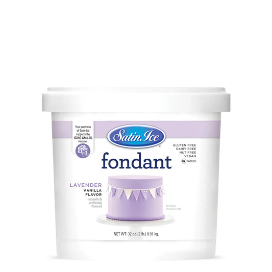 Satin Ice Vanilla Fondant Lavender 2lb