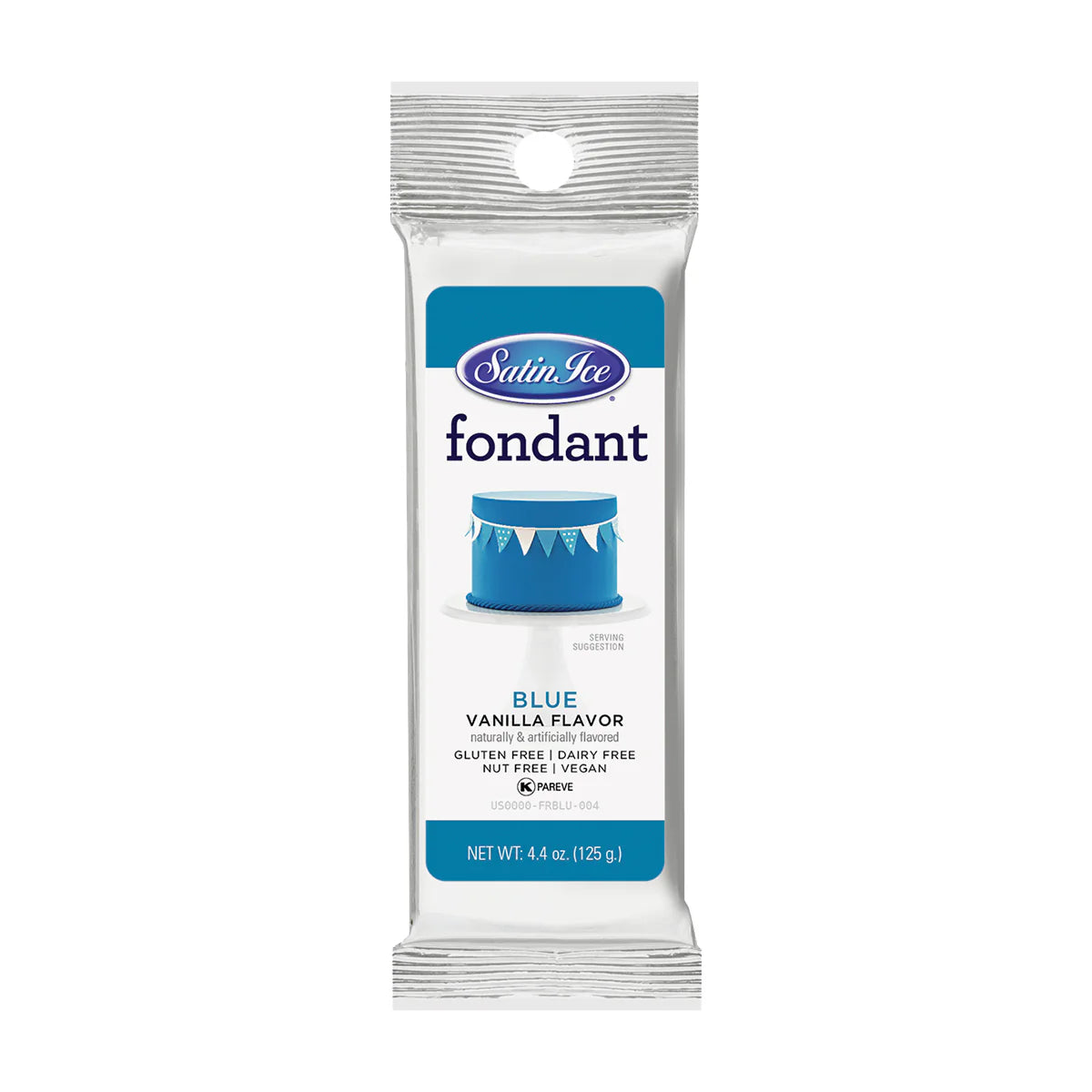 Blue Vanilla Fondant 4.4oz