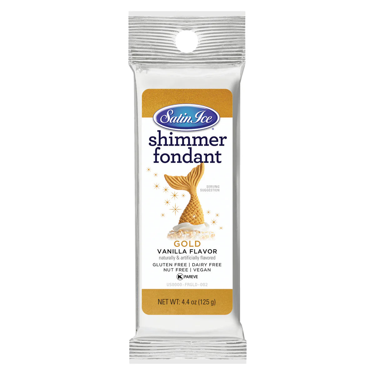 Fondant Shimmer Vanilla Gold 4.4oz