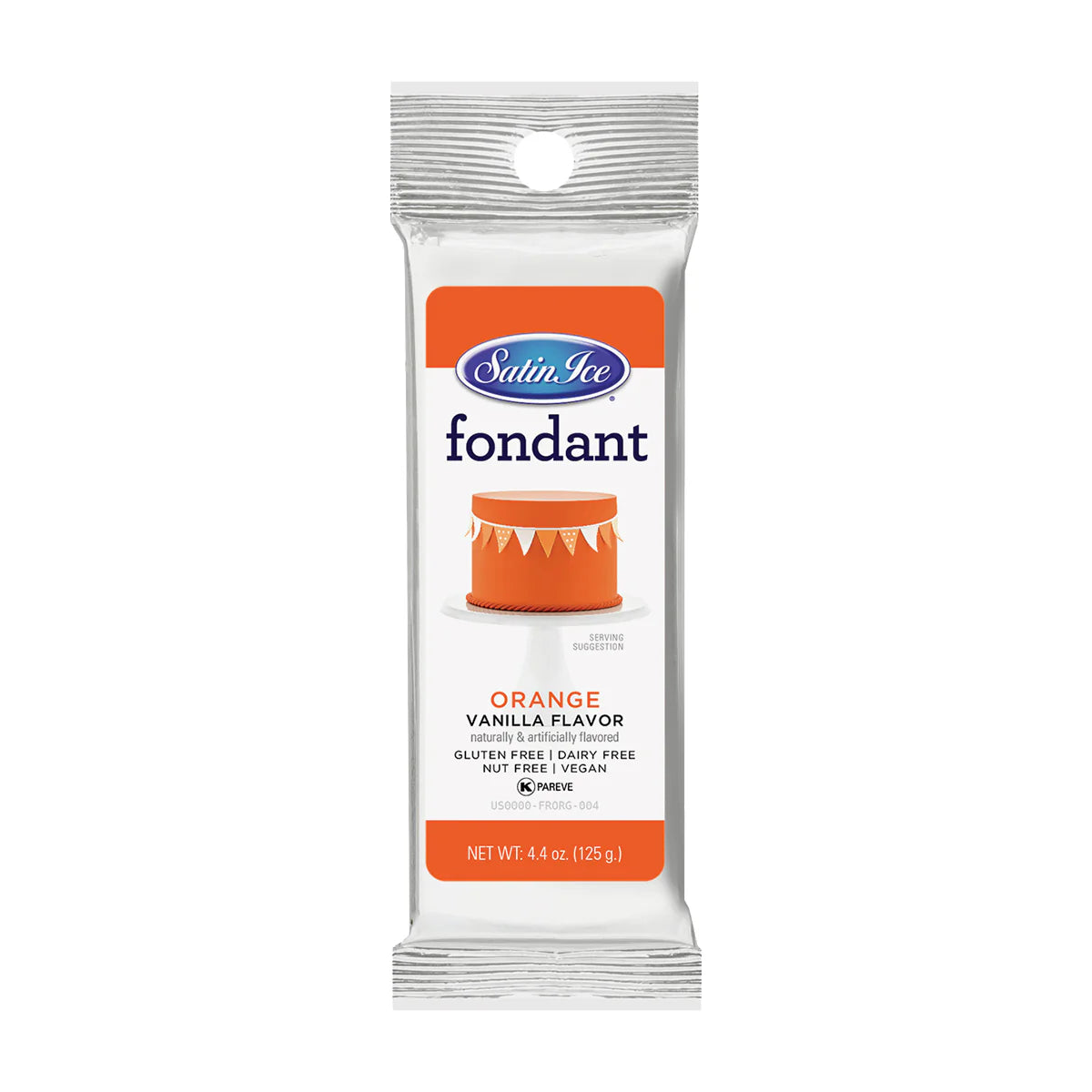Orange Vanilla Fondant 4.4oz