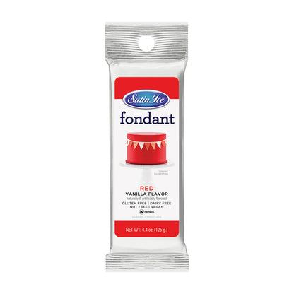 Red Vanilla Fondant 4.4oz