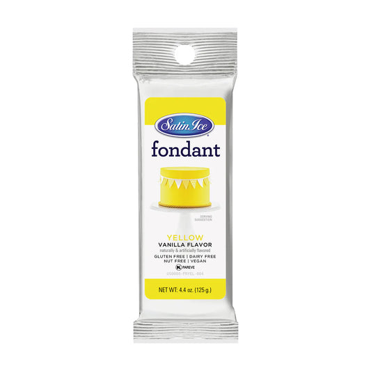 Yellow Vanilla Fondant 4.4oz