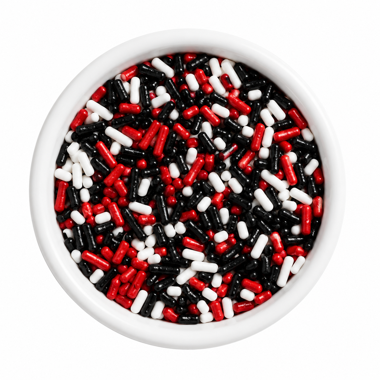 Red White and Black 4oz Sprinkles