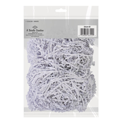 White Crinkle Paper Shreds 2 oz Bag