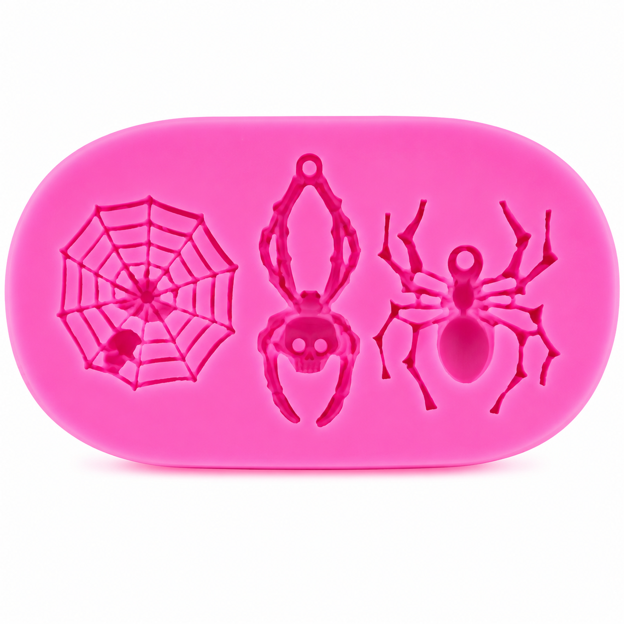Spider & Spider Web Silicone Mold | Halloween Fondant, Chocolate & Candy Mold