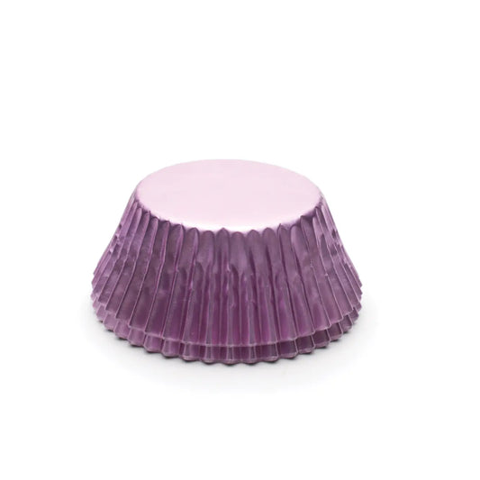 Cupcake Liners Standard Light Purple Foil 32-Count