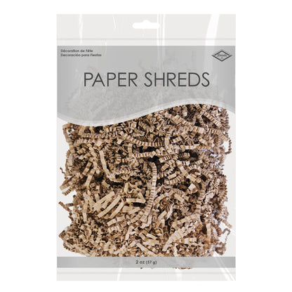 Kraft Crinkle Paper Shreds 2 oz Bag