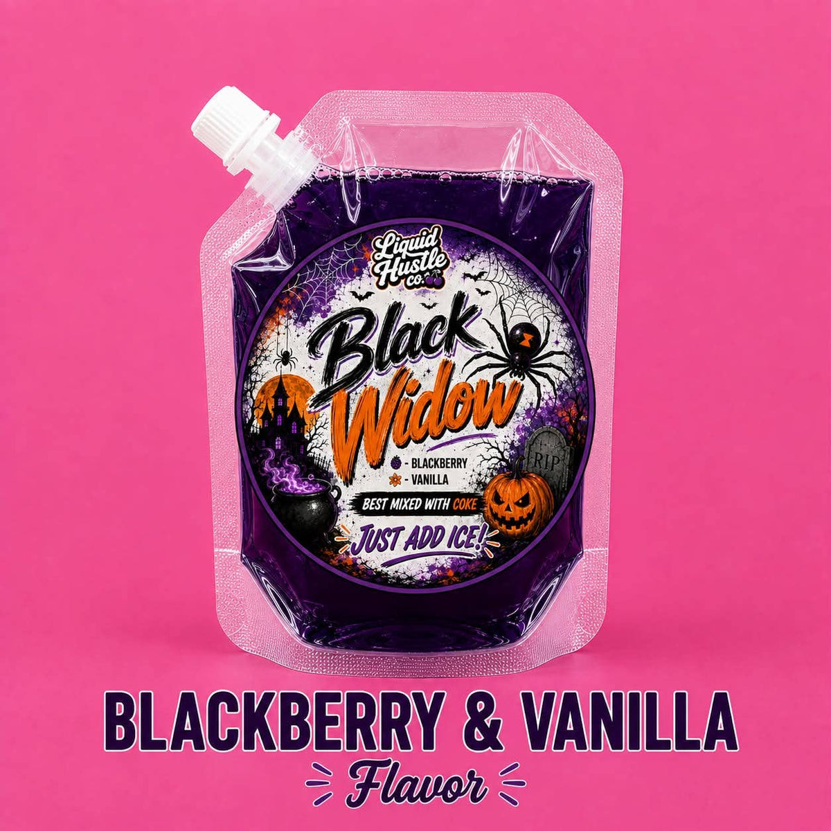 Black Widow Dirty Soda Packet— 2oz