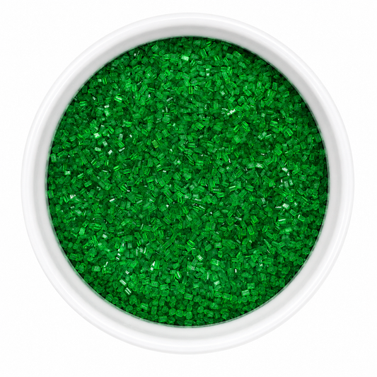 Green Coarse Sugar Crystals
