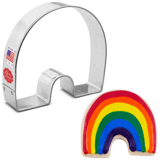 Modern Rainbow Cookie Cutter. (Bag of 1 Dozen)