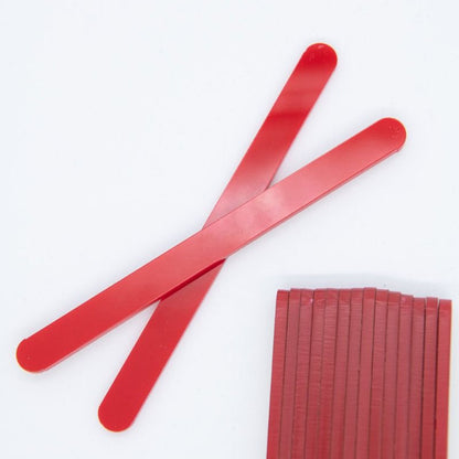 Red Popsicle Sticks 12 Count