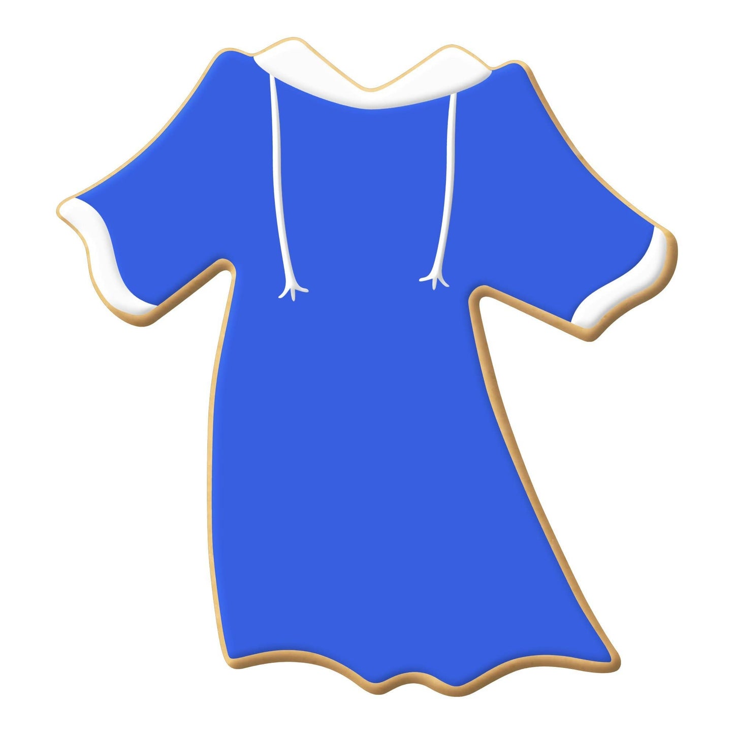 Graduation Gown Cookie Cutter 4 in