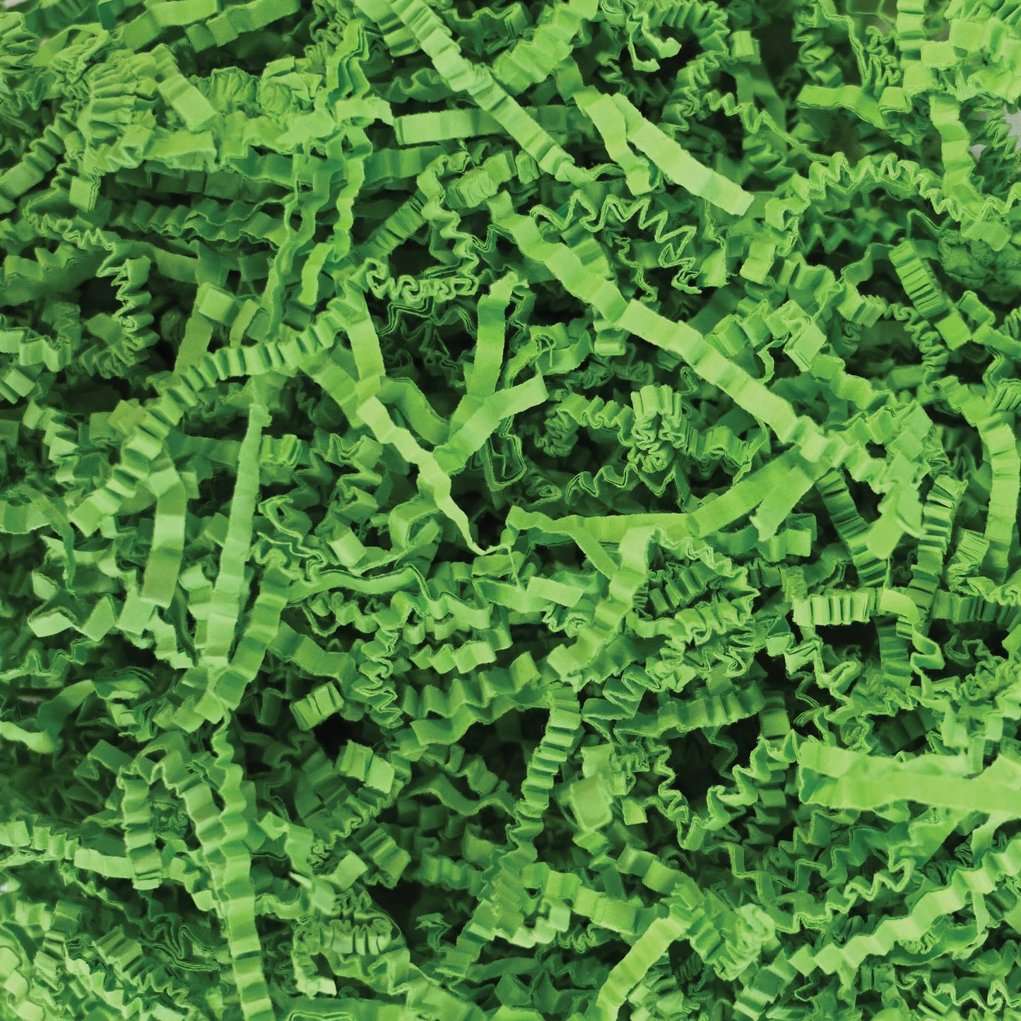Lime Green Crinkle Paper Shreds 2 oz Bag