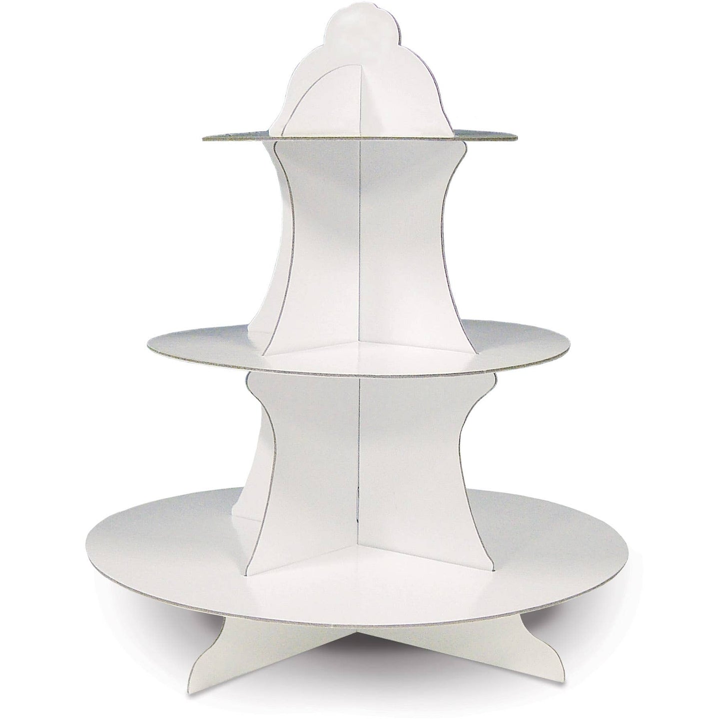 White 3-Tiered Cupcake Stand