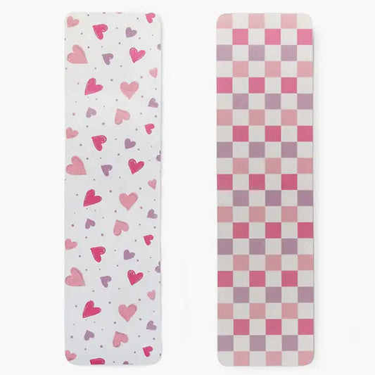 Grease-Proof Valentine Cookie Backer Boards – Hearts & Checkerboard 25 count