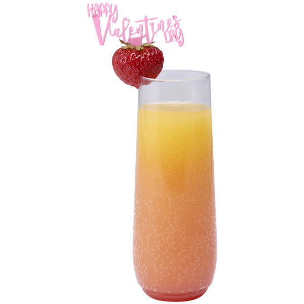 Happy Valentine's Day Cupcake Picks Toppers 12 Count